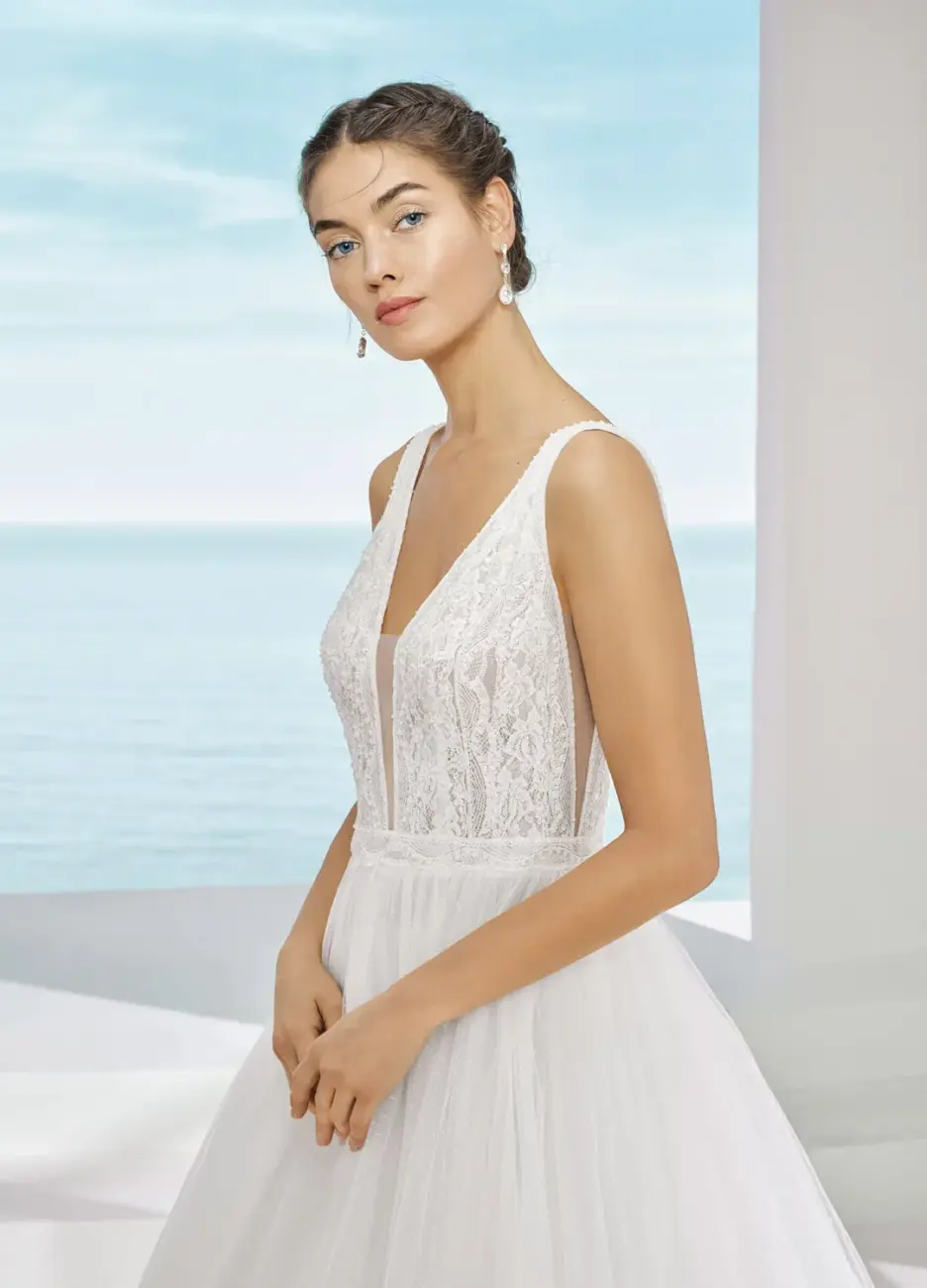 Boss Hochzeitshaus Adriana Alier Pink Bremen Hamburg Stade Winsen Luhe Brautkleid Tüll (2)