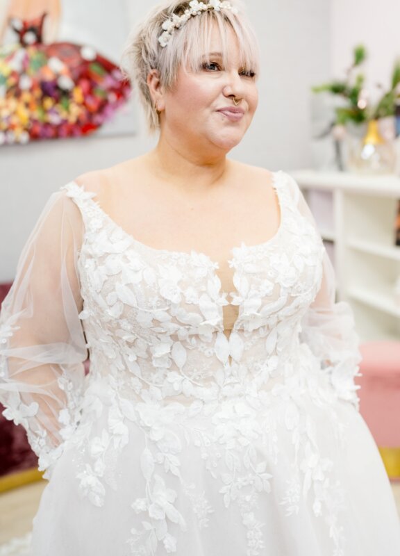 BossHochzeitshaus Brautkleider bis größe 60 moderne Brautkleider Große Größen Stad (21)