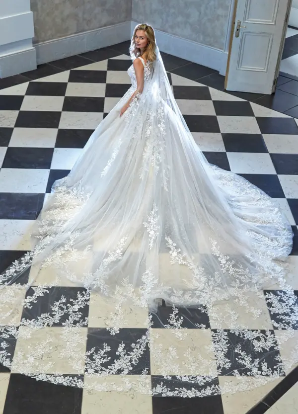 Boss Hochzeithaus Winsen Luhe Brautkleider Bremen Hamburg Lüneburg Demetrios Platinum DP466 Niedersachsen (2)