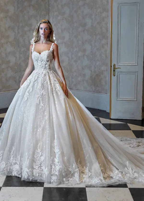 Boss Hochzeithaus Winsen Luhe Brautkleider Bremen Hamburg Lüneburg Demetrios Platinum DP466 Niedersachsen (3)