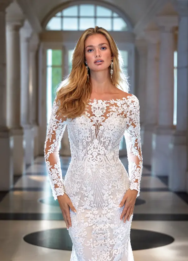 Boss Hochzeithaus Winsen Luhe Brautkleider Bremen Hamburg Lüneburg Demetrios Platinum DP469 Niedersachsen (2)