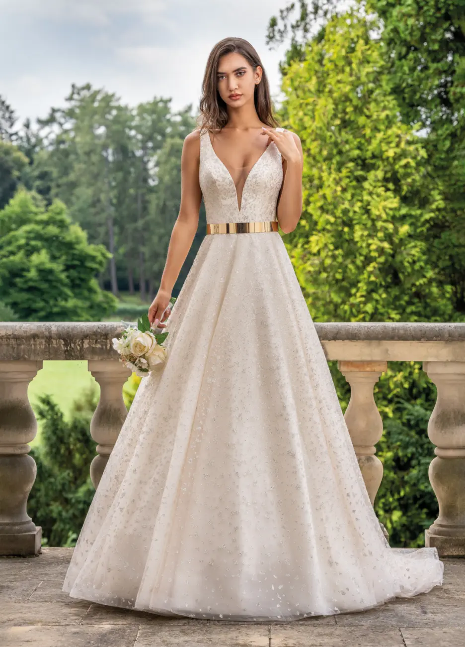 Boss Hochzeithaus Winsen Luhe Brautkleider Bremen Hamburg Lüneburg Hannover Stade Lübeck Buxtehude MsModa Glitzer Brautkleider Elise Niedersachsen (2)