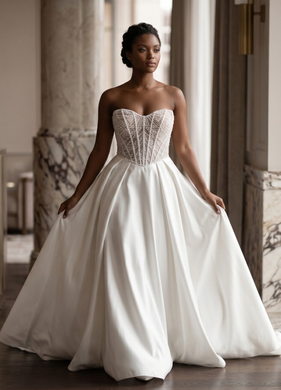 Boss Hochzeithaus Winsen Luhe Brautkleider Bremen Hamburg Lüneburg Hannover Stade Lübeck Buxtehude moderne Brautkleider Niedersachsen Boss Curvy Brautkleider (1)