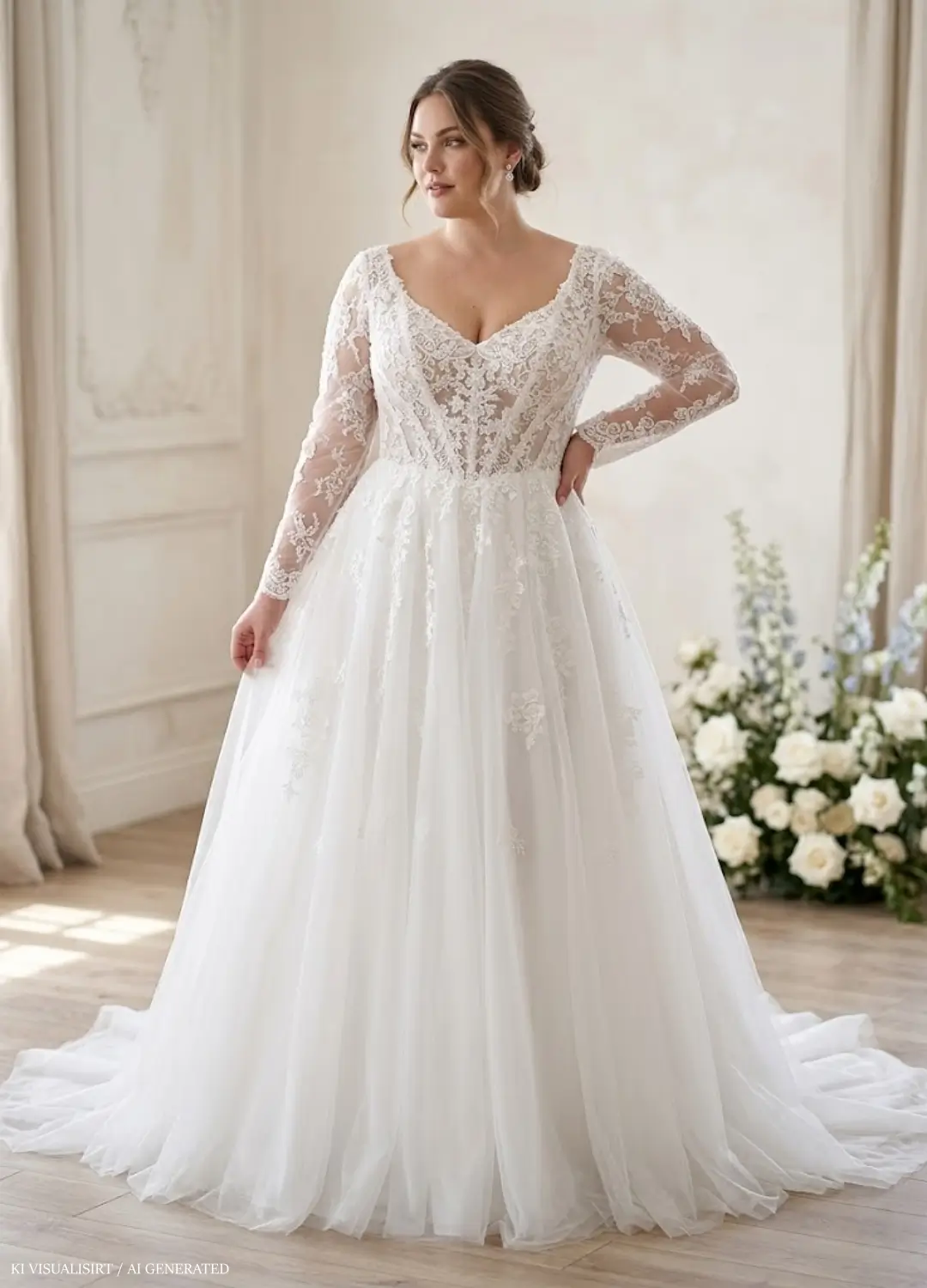 Boss Hochzeithaus Winsen Luhe Brautkleider Bremen Hamburg Lüneburg Hannover Stade Lübeck Buxtehude moderne Brautkleider Niedersachsen Boss Curvy Brautkleider (2) pr