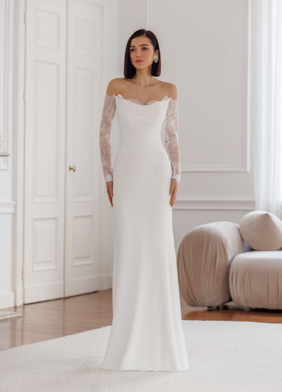 Boss Hochzeithaus Winsen Luhe Brautkleider Bremen Hamburg Lüneburg Hannover Stade Lübeck Buxtehude moderne Brautkleider Niedersachsen Jarice ART2605 (1)