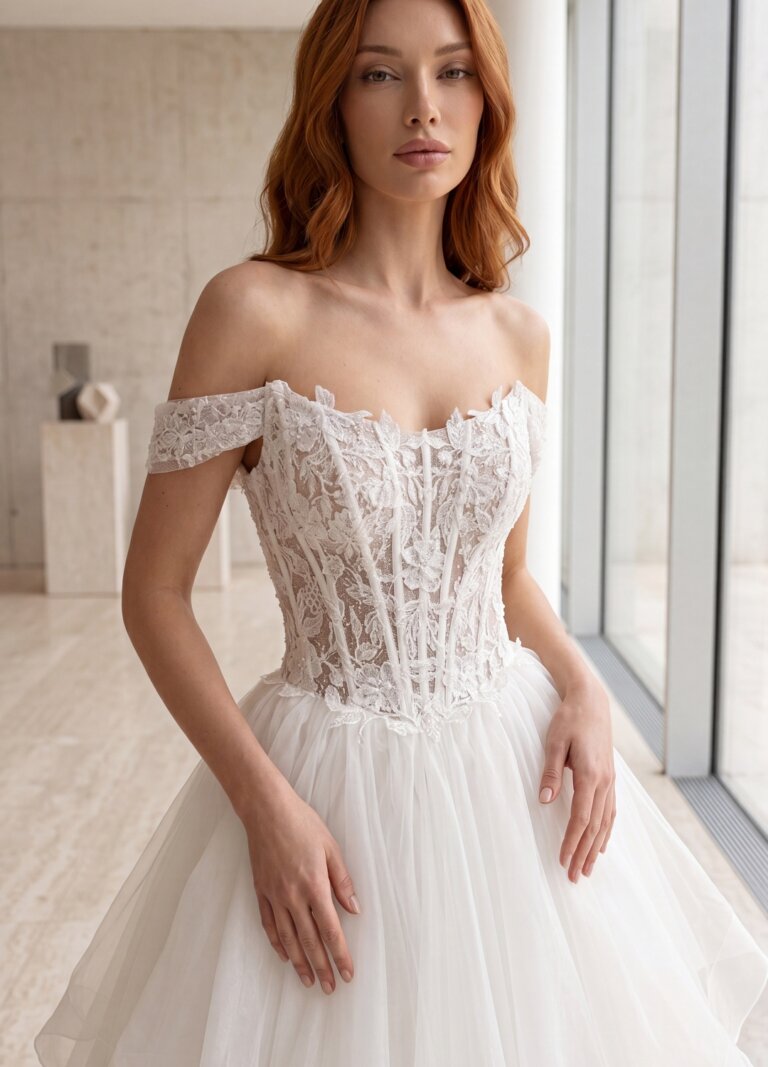 Boss Hochzeitshaus WinsenLuhe Jarice Brautkleid modern corsage Prinzessin Jarice Futura Hamburg Lüneburg Harsburg Stade (1)