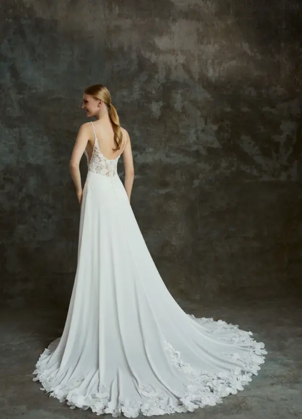Bosshochzeitshaus Winsen Brautmode Bremen Hamburg Lüneburg Maschen Stade Buxtehude Stelle Niedersachsen AlbertoPalatchi Cheryl Chiffon Brautkleid (2)