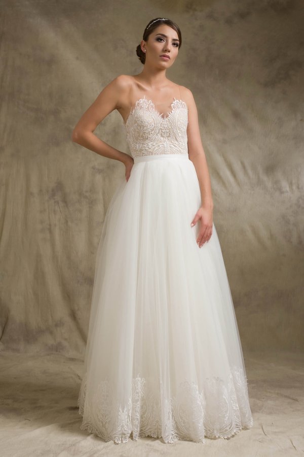 Brautbody aus Spitze Style#24081