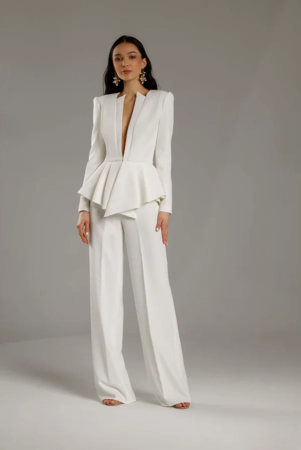Brauthose aus Satin Style#24075