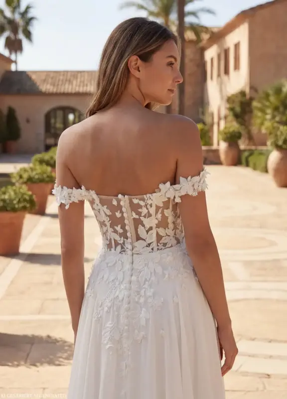 Brautkleider Boss Hochzeitshaus moderne günstige Brautkleider in Hamburg Stade Lüneburg Harburg Buxtehude Amera Vera AL154 (4)