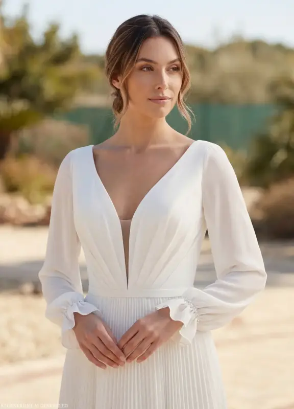 Brautkleider Boss Hochzeitshaus moderne günstige Brautkleider in Hamburg Stade Lüneburg Harburg Buxtehude Amera Vera AL157 (2)