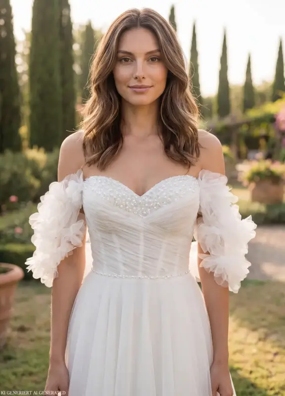 Brautkleider Boss Hochzeitshaus moderne günstige Brautkleider in Hamburg Stade Lüneburg Harburg Buxtehude Amera Vera B2751 (2)