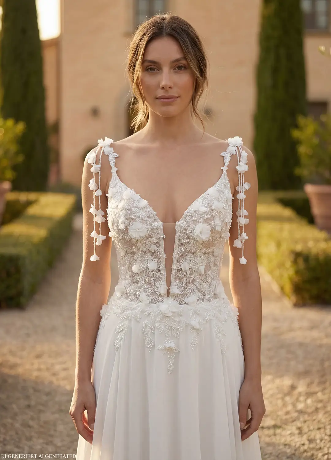 Brautkleider Boss Hochzeitshaus moderne günstige Brautkleider in Hamburg Stade Lüneburg Harburg Buxtehude Amera Vera B2756 (2)