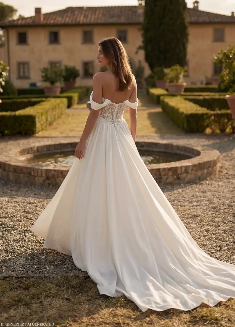 Brautkleider Boss Hochzeitshaus moderne günstige Brautkleider in Hamburg Stade Lüneburg Harburg Buxtehude Amera Vera B2765 (3)