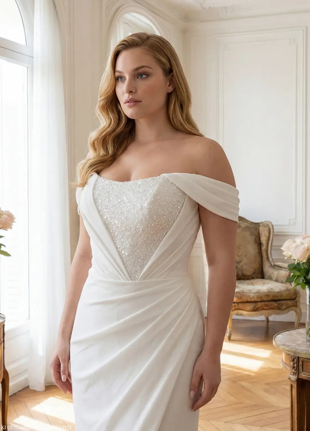 Brautkleider Boss Hochzeitshaus moderne günstige Brautkleider in Hamburg Stade Lüneburg Harburg Buxtehude Amera Vera MM2709 (2)