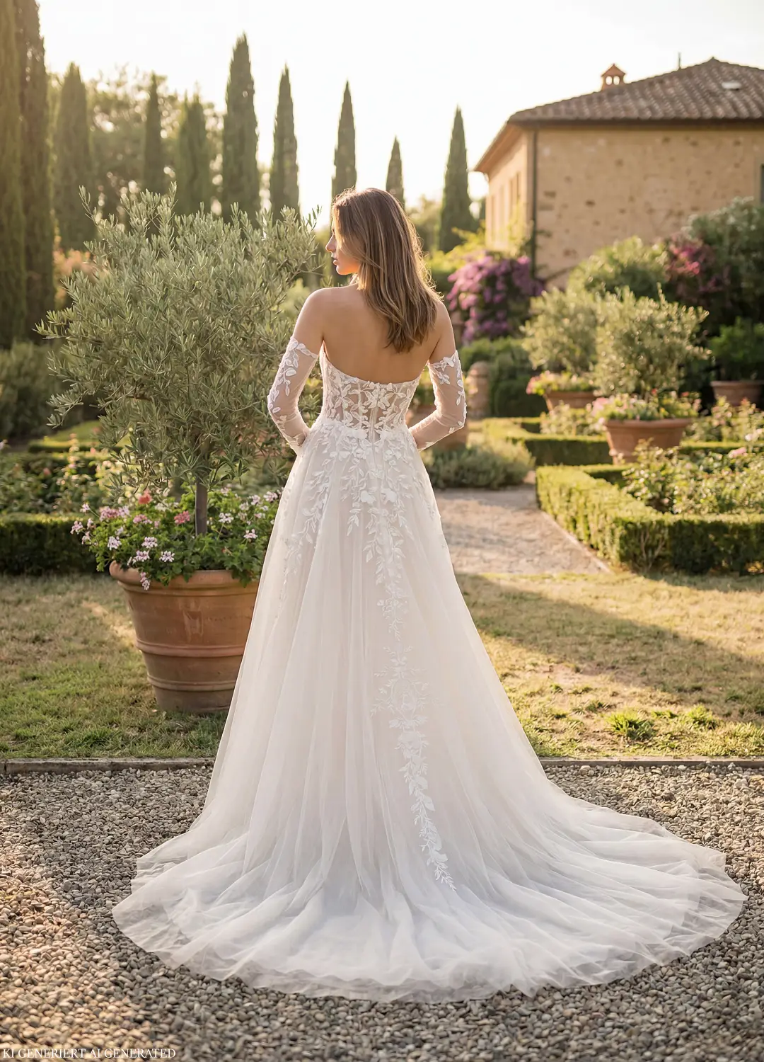 Brautkleider Boss Hochzeitshaus moderne günstige Brautkleider in Hamburg Stade Lüneburg Harburg Buxtehude AnnAngelex B2753 (3)