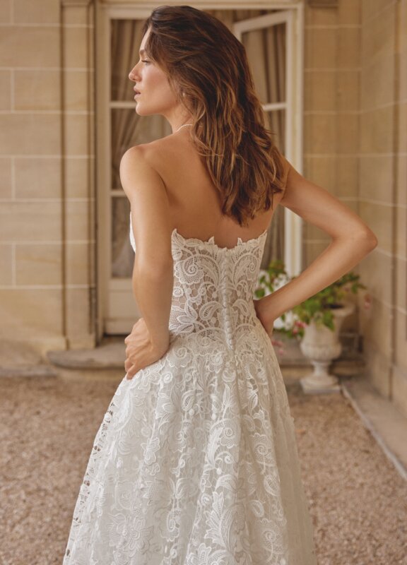 Brautkleider Boss Hochzeitshaus moderne günstige Brautkleider in Hamburg Stade Lüneburg Harburg Buxtehude Justin Alexander 88510 (1)