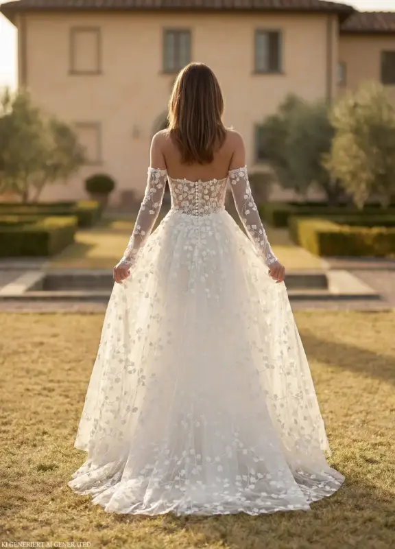 Brautkleider Boss Hochzeitshaus moderne günstige Brautkleider in Hamburg Stade Lüneburg Harburg Buxtehude Miss Beautiful Bride B2757 (3)