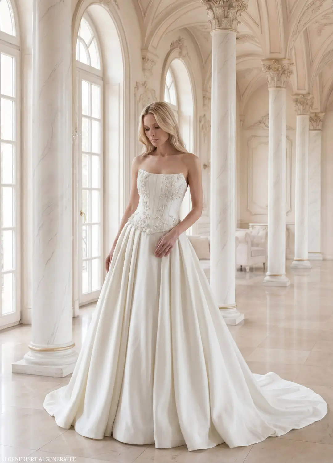Brautkleider Boss Hochzeitshaus moderne günstige Brautkleider in Hamburg Stade Lüneburg Harburg Buxtehude Miss Beautiful Bride MGB280 (1)