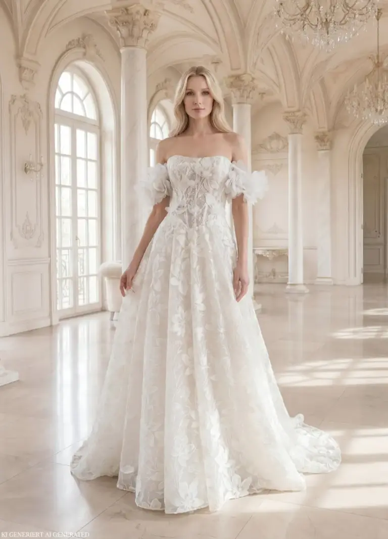 Brautkleider Boss Hochzeitshaus moderne günstige Brautkleider in Hamburg Stade Lüneburg Harburg Buxtehude Miss Beautiful Bride MGB285 (1)
