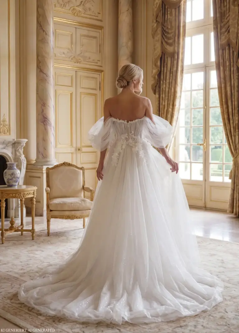 Brautkleider Boss Hochzeitshaus moderne günstige Brautkleider in Hamburg Stade Lüneburg Harburg Buxtehude Miss Beautiful Bride MGB302 (3)