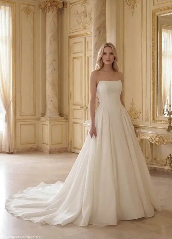 Brautkleider Boss Hochzeitshaus moderne günstige Brautkleider in Hamburg Stade Lüneburg Harburg Buxtehude MissBeautifulBride MGB288 (1)