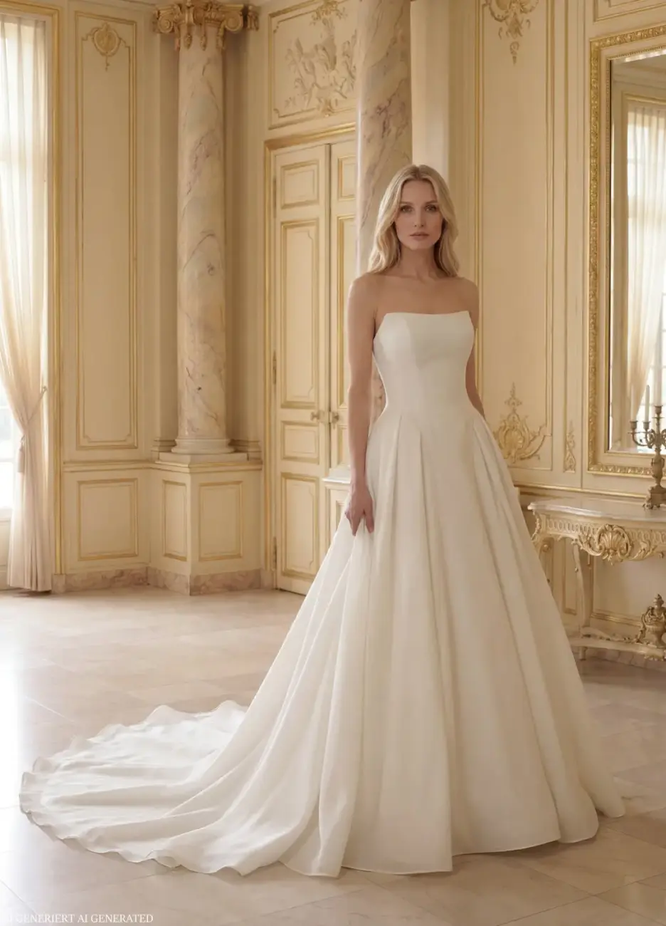 Brautkleider Boss Hochzeitshaus moderne günstige Brautkleider in Hamburg Stade Lüneburg Harburg Buxtehude MissBeautifulBride MGB288 (1)