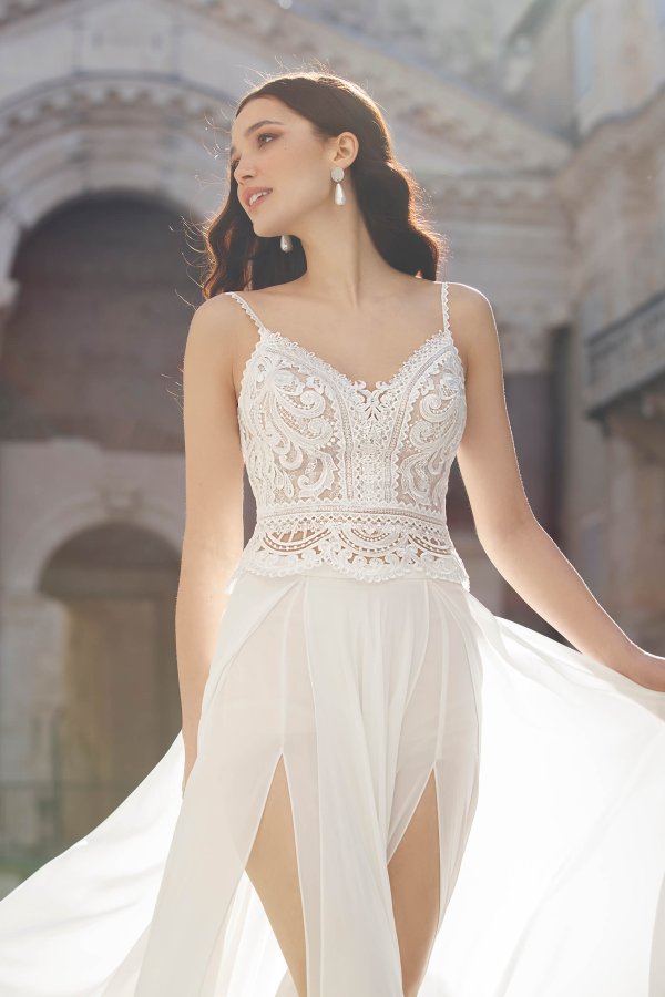 Brautrock aus Chiffon Style#24071