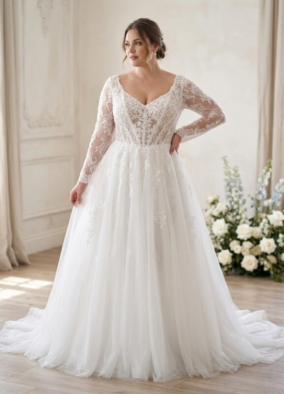 DesignerBoss Hochzeithaus Winsen Luhe Brautkleider Bremen Hamburg Lüneburg Hannover Stade Lübeck Buxtehude moderne Brautkleider Niedersachsen Boss Curvy Brautkleider (2)