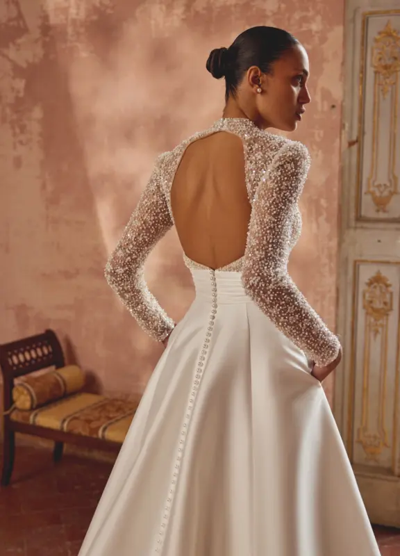 Justin Alexander Brautkleid im Boss Hochzeitshaus Winsen elegante Brautkleider Justin Alexander 88464 (1)
