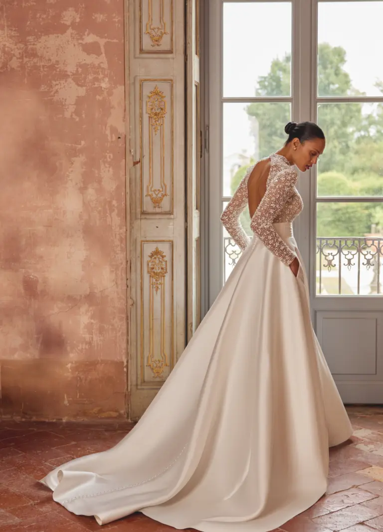 Justin Alexander Brautkleid im Boss Hochzeitshaus Winsen elegante Brautkleider Justin Alexander 88464 (2)