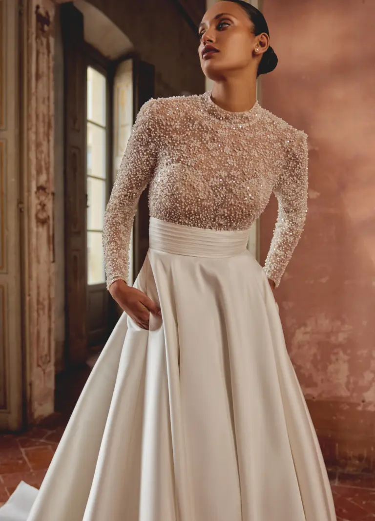 Justin Alexander Brautkleid im Boss Hochzeitshaus Winsen elegante Brautkleider Justin Alexander 88464 (3)