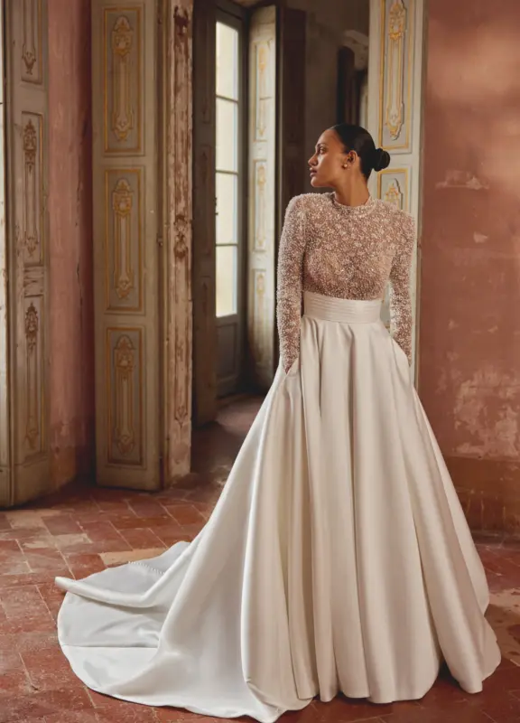Justin Alexander Brautkleid im Boss Hochzeitshaus Winsen elegante Brautkleider Justin Alexander 88464 (4)