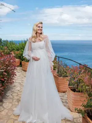 Umstandsbrautkleider in Hamburg bei Winsen Luhe Schwanerschaftsbrautkleid Niedersachsen Duett Boss Hochzeitshaus (1)