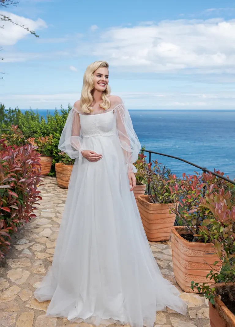 Umstandsbrautkleider in Hamburg bei Winsen Luhe Schwanerschaftsbrautkleid Niedersachsen Duett Boss Hochzeitshaus (1)