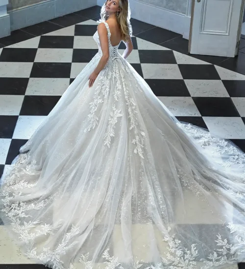 Boss Hochzeithaus Winsen Luhe Brautkleider Bremen Hamburg Lüneburg Demetrios Platinum DP466 Niedersachsen (1)