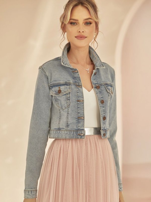 Denim Brautjacke Style#mix24055 – Bild 3